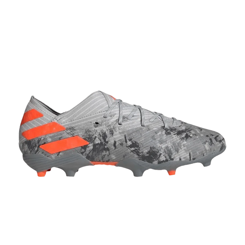 Krossovki-Adidas-Nemeziz-19.1-FG-J-Grey-Solar-Orange