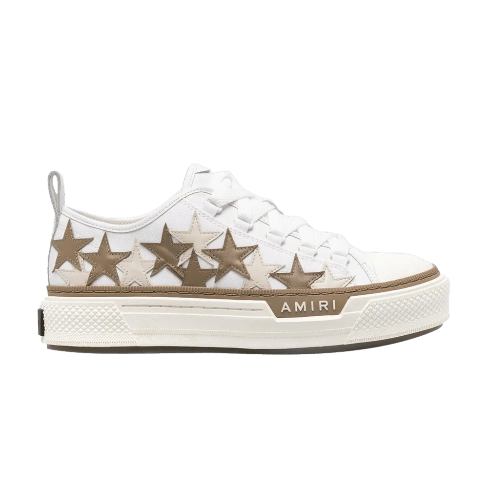 Кроссовки Amiri Stars Court Low 'White Brown'