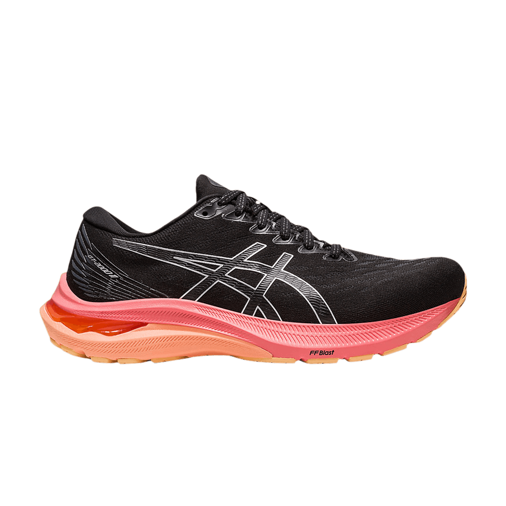 Кроссовки Asics Wmns GT 2000 11 D Wide 'Black Pink Peach'