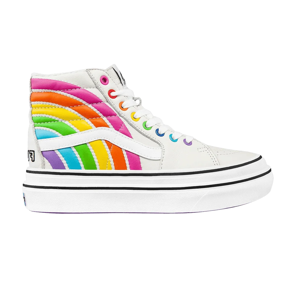 Кроссовки Flour Shop x Vans Super ComfyCush Sk8-Hi 'Rainbow'