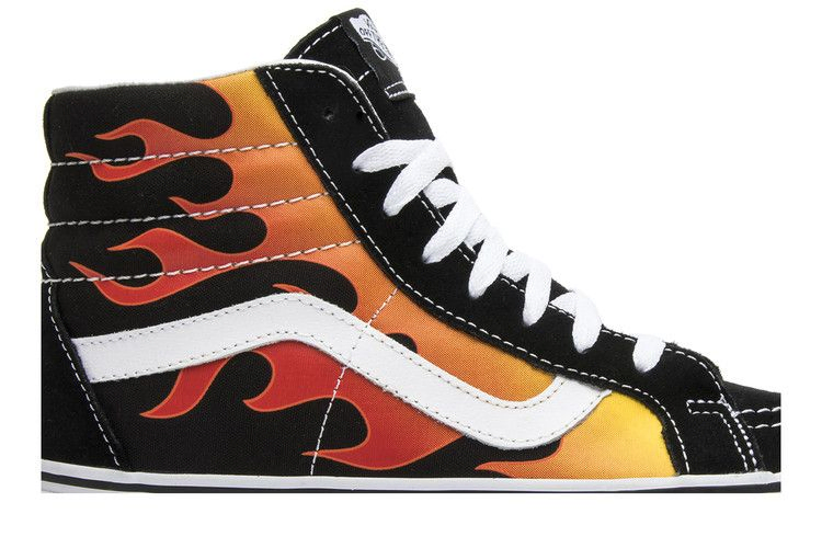 Кроссовки Vans Sk8-Hi Reissue 'Flames'