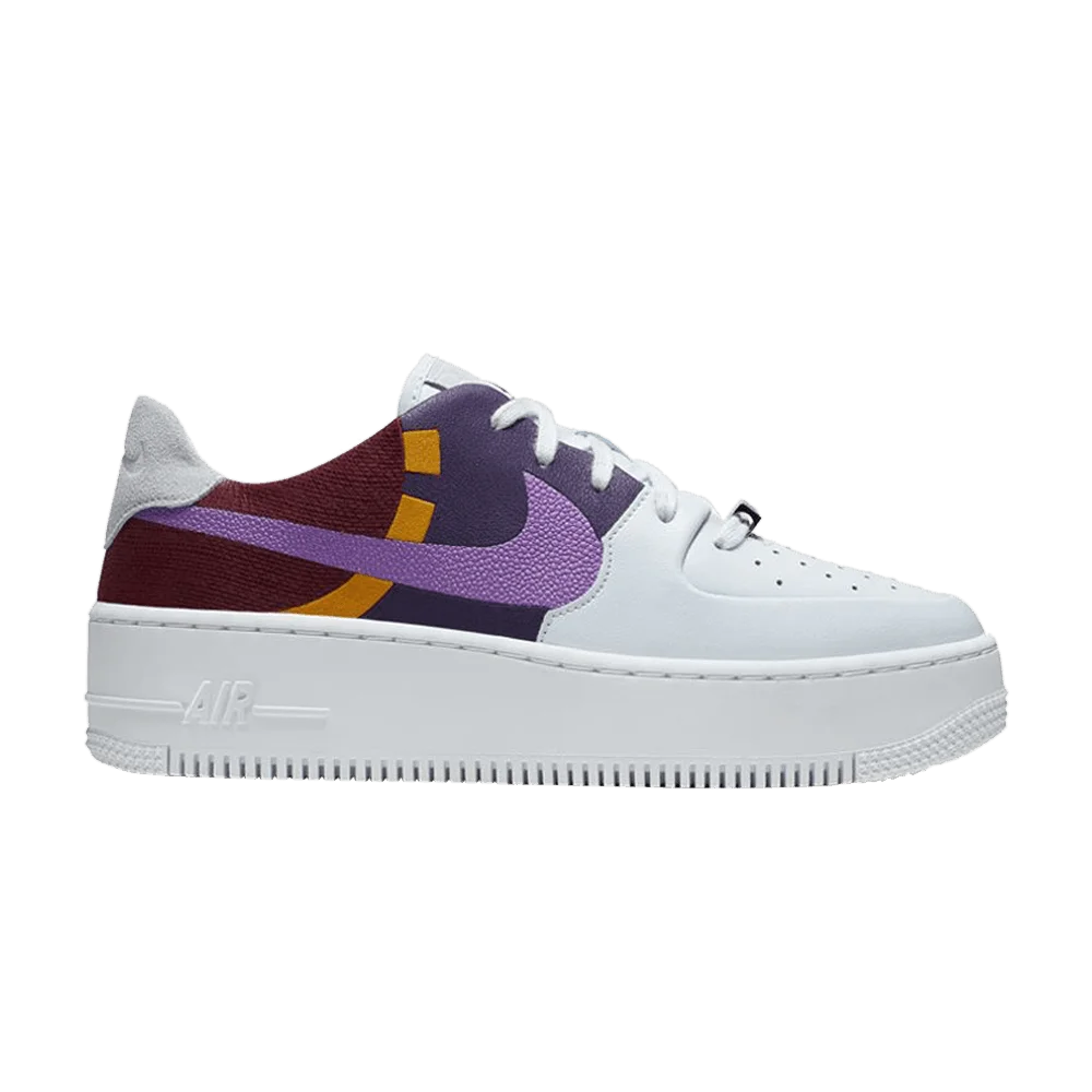 Кроссовки Nike Wmns Air Force 1 Sage Low LX 'Grey Dark Orchid'