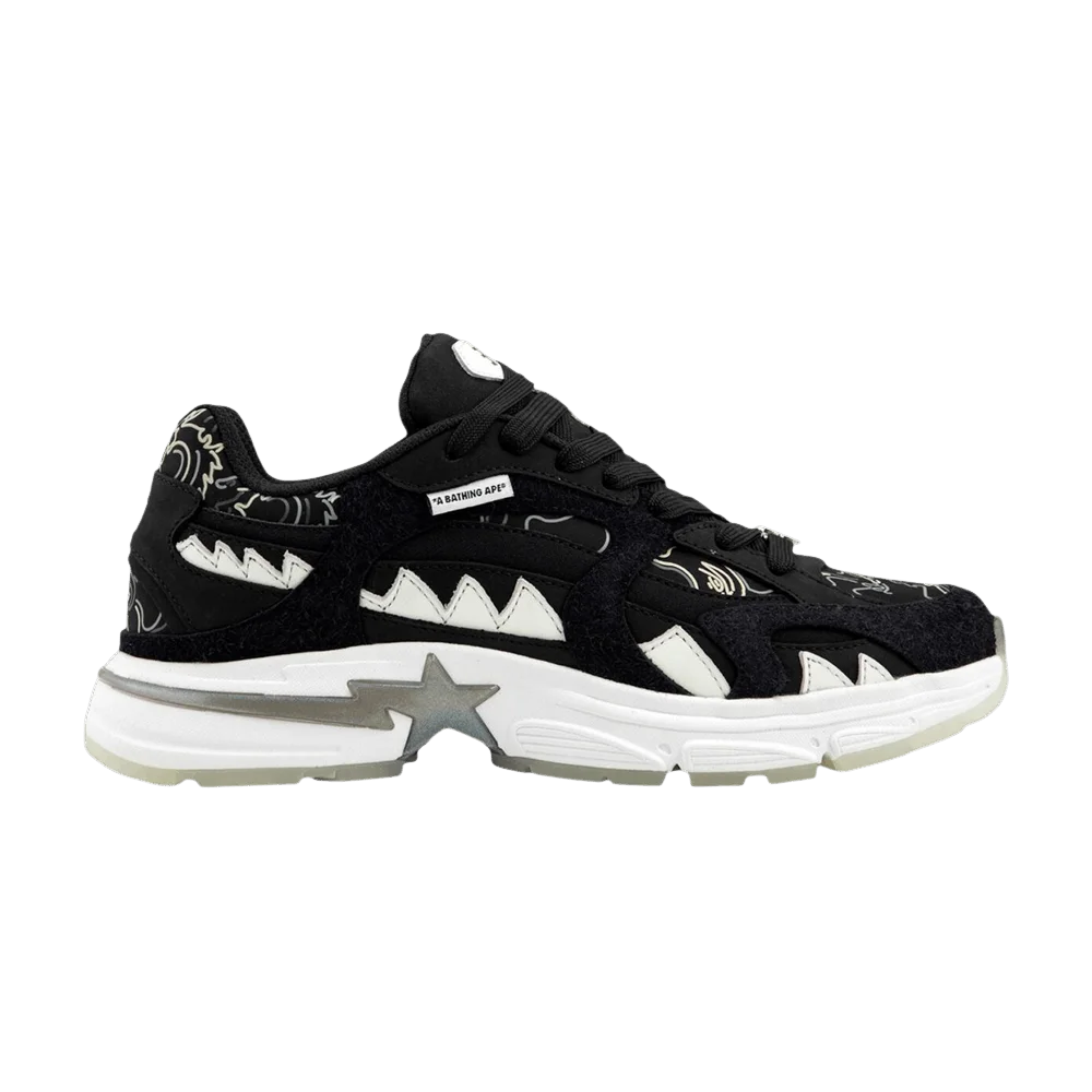Krossovki-88Rising-x-BAPE-Shark-Sta-Black