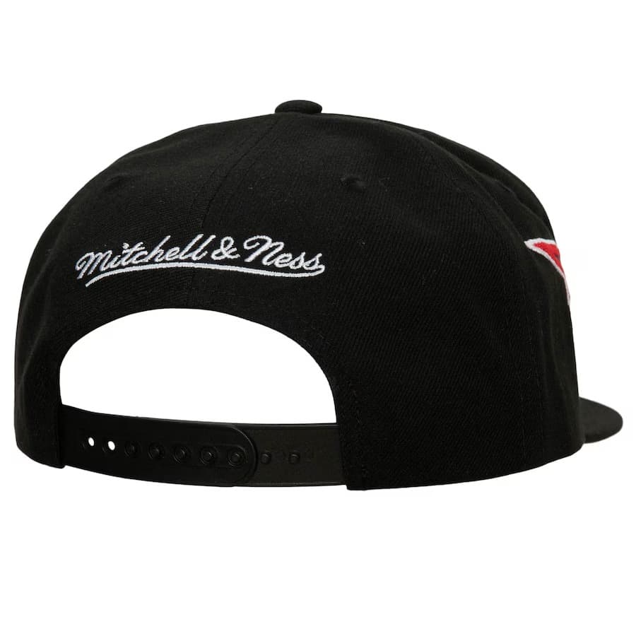 Бейсболка Mitchell & Ness Black New York Rangers Vintage Double Trouble Snapback Hat