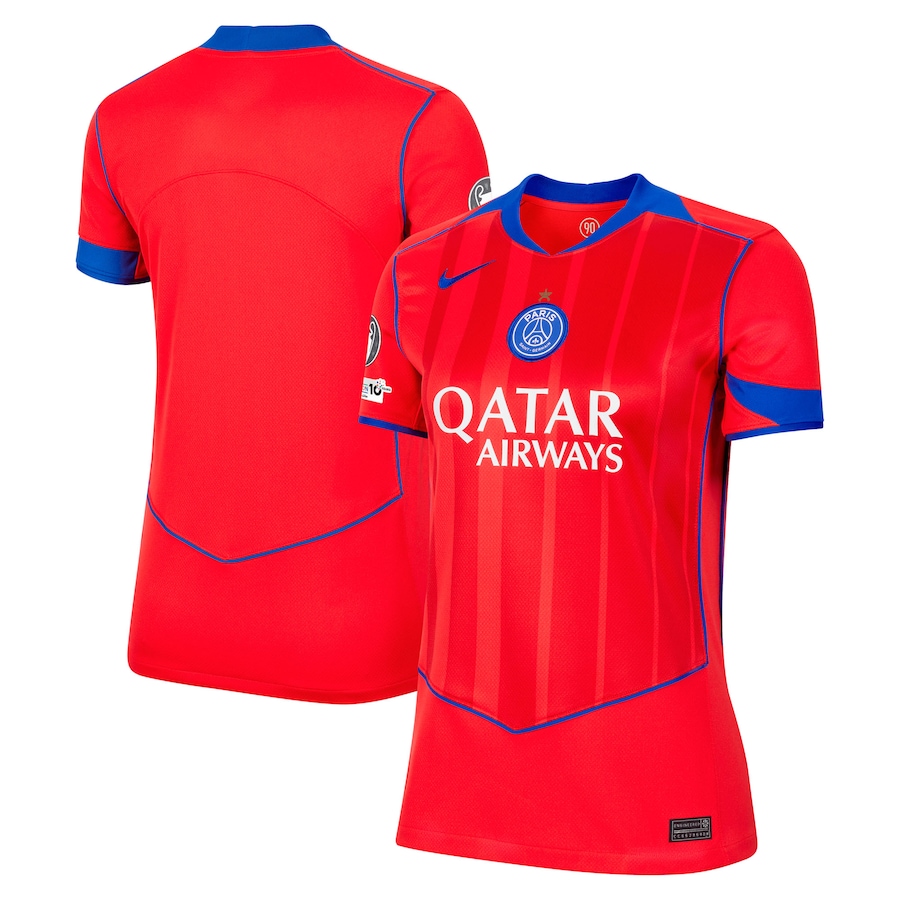Женское футбольное джерси PSG Nike Third Stadium Shirt 2025-26 with UCL