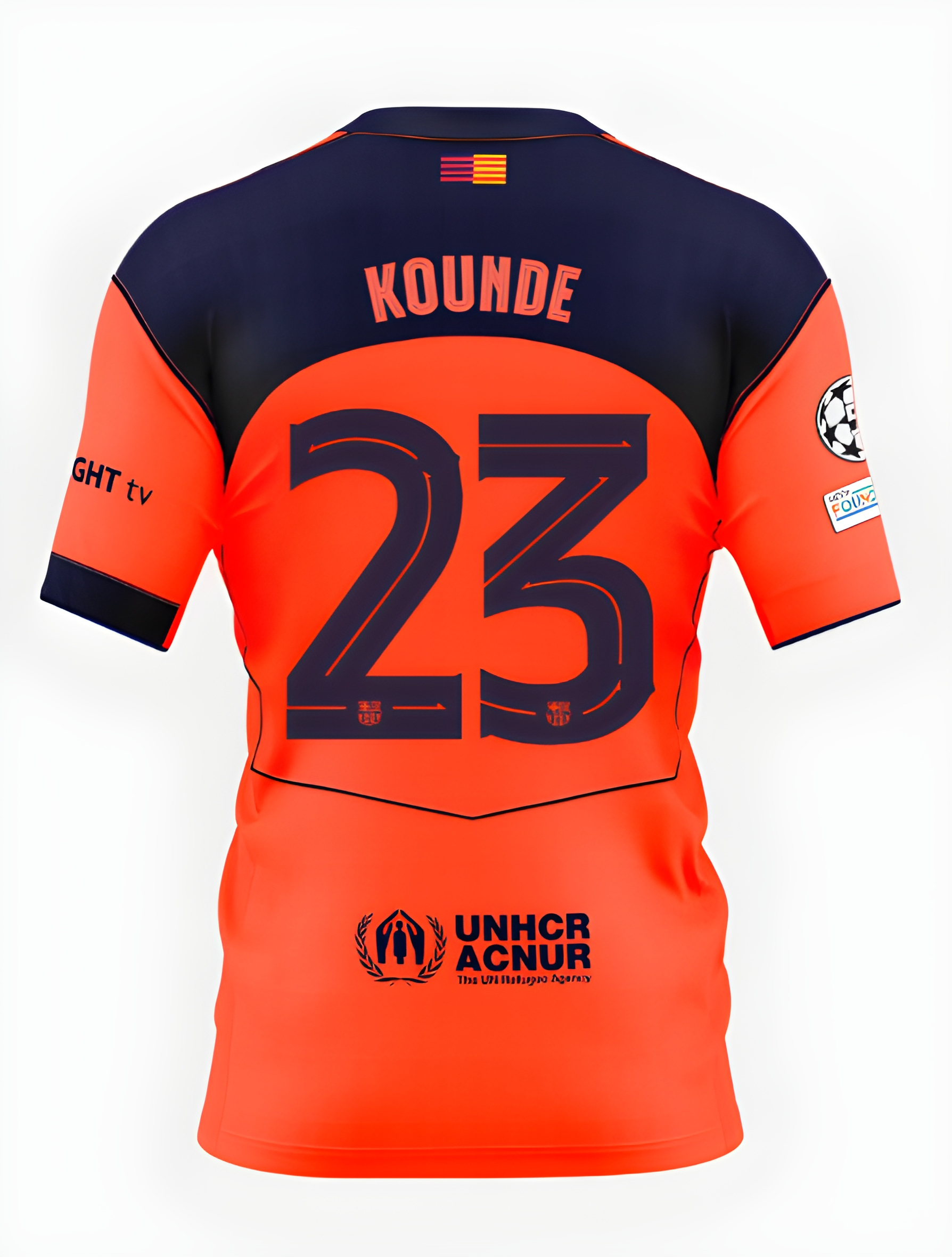 Женское футбольное джерси FC Barcelona T90 25/26 UCL third jersey KOUNDE
