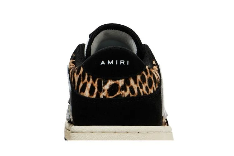 Кроссовки Amiri Skel Top Low 'Black White Leopard'