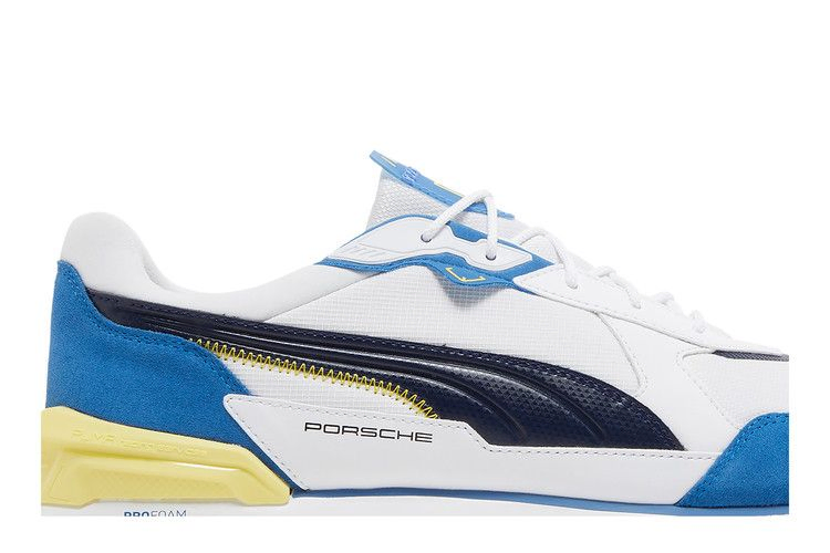 Кроссовки Puma Porsche Legacy x Low Racer 'White Peacoat Celandine'