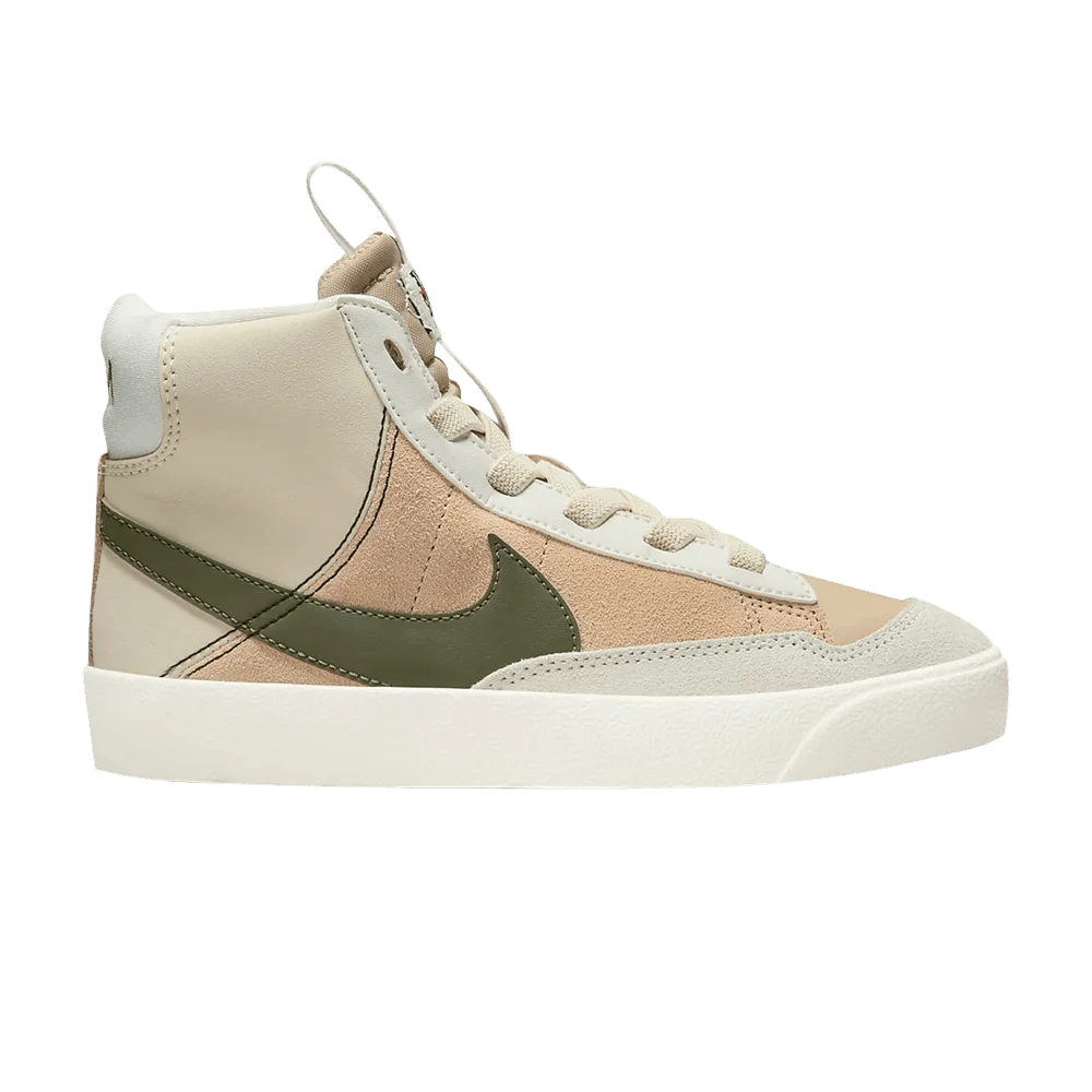 Krossovki-Nike-Blazer-Mid-77-SE-PS-Dance-Sanddrift-Medium-Olive