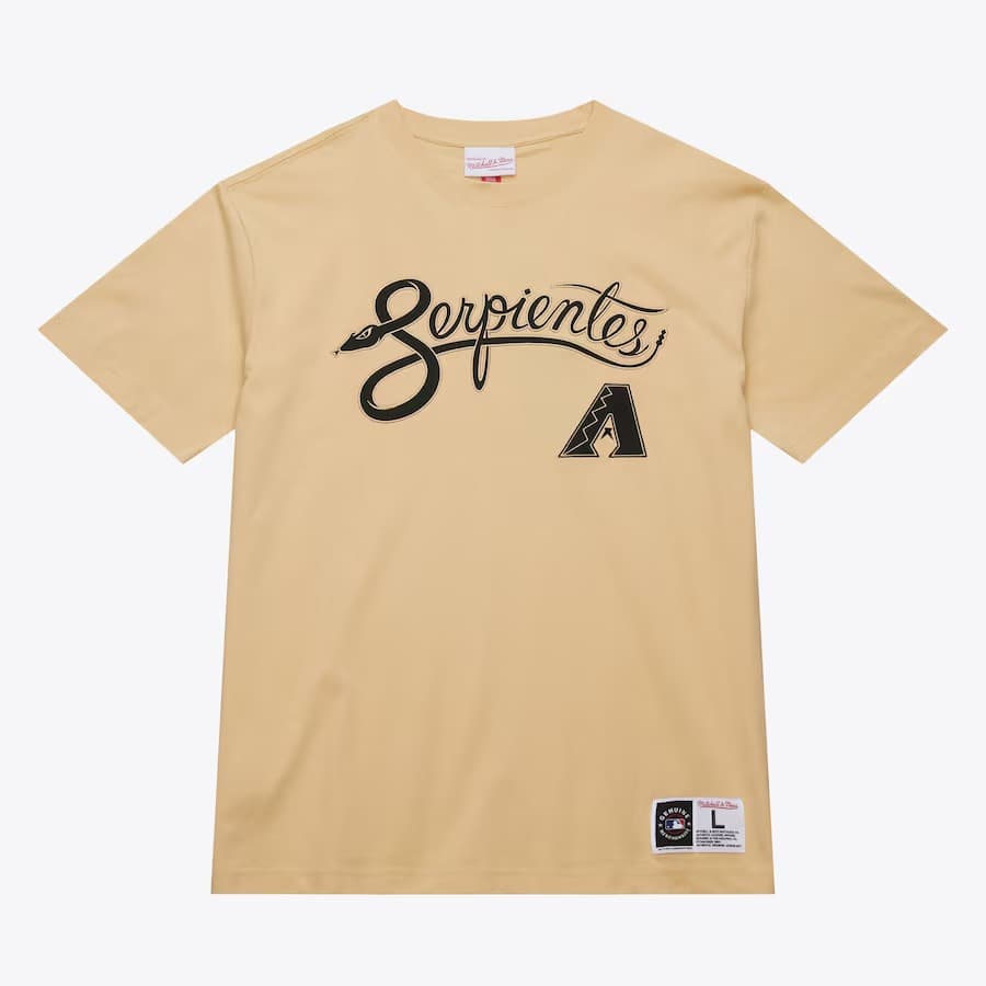 Футболка Mitchell & Ness Cream Arizona Diamondbacks City Connect Premium T-Shirt
