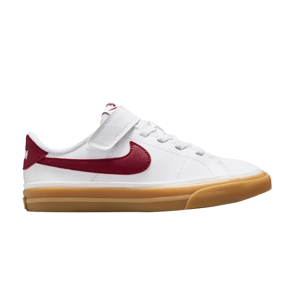 Krossovki-Nike-Court-Legacy-PS-White-Team-Red-Gum