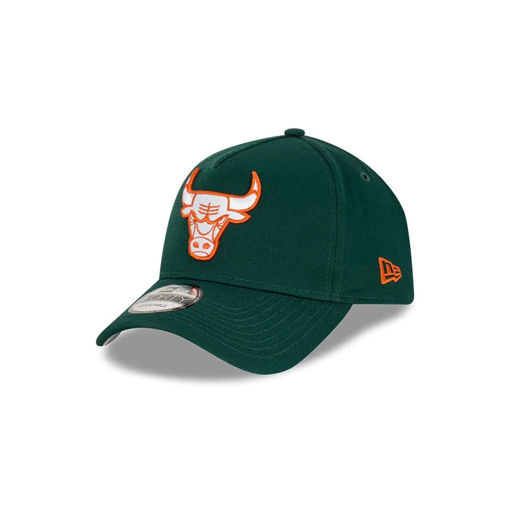 Бейсболка New Era Chicago Bulls 9FORTY A-Frame Copper Green NBA Snapback Hat