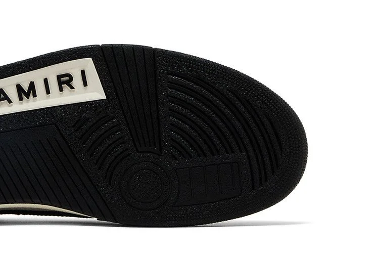 Кроссовки Amiri Skel Top Low 'Black White' 2024