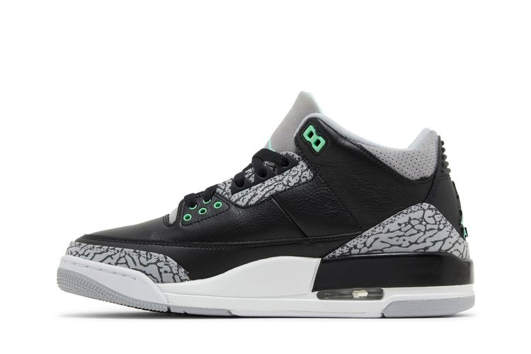 Кроссовки Air Jordan 3 Retro 'Green Glow'