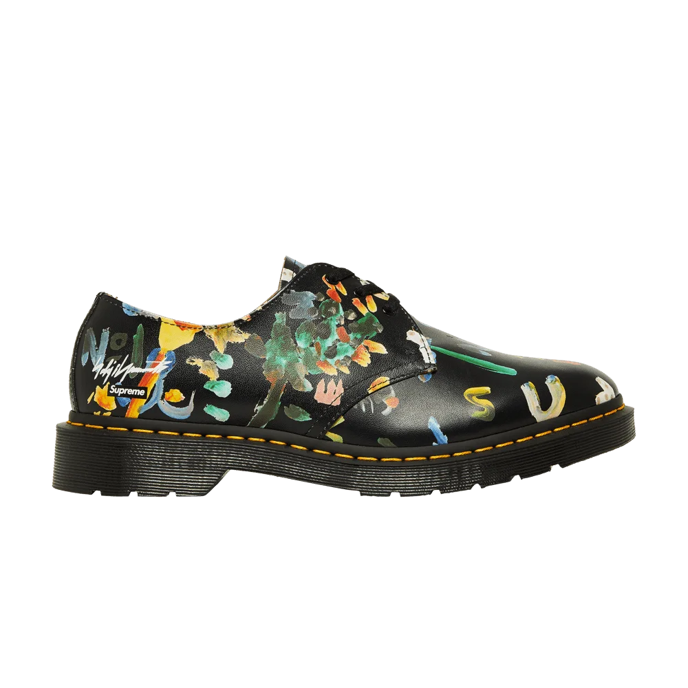 Krossovki-Supreme-x-Yohji-Yamamoto-x-Dr.-Martens-1461-Brushstroke-Black