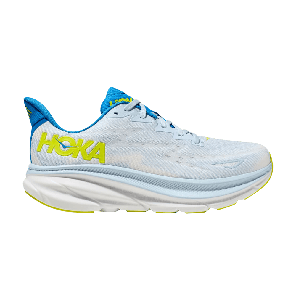 Кроссовки HOKA Clifton 9 Wide 'Ice Water Evening Primrose'
