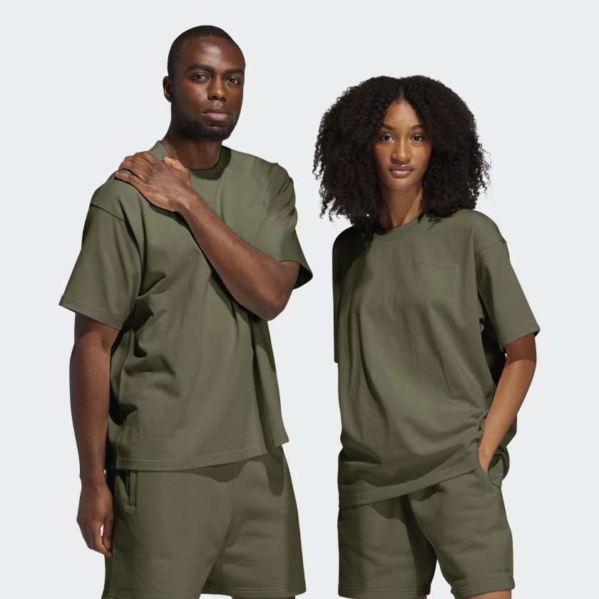 Футболка adidas Pharrell Williams Basics Tee Olive Cargo