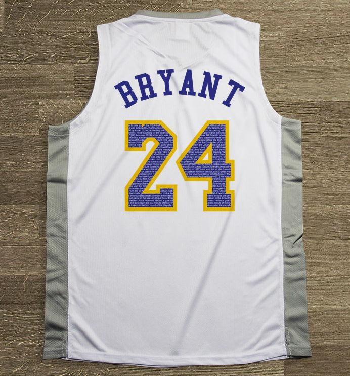 Спортивная майка KB24 Black Mamba White