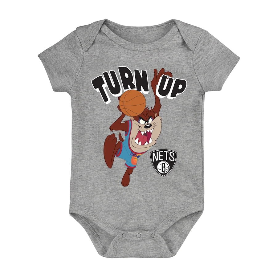 Боди Brooklyn Nets Turn Up Taz Bodysuit – Newborn
