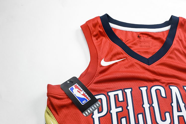 Баскетбольная джерси 2017-18 Anthony Davis Pelicans #23 Statement Red
