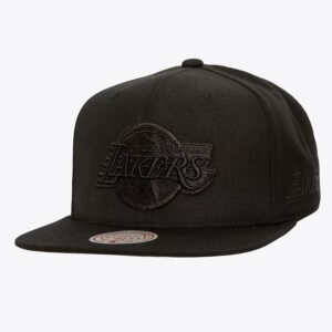 Mitchell-Ness-Black-Los-Angeles-Lakers-Pearl-Snapback-Hat-300x300