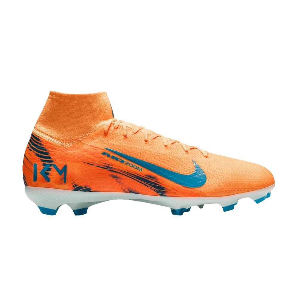 Кроссовки Kylian Mbappé x Nike Mercurial Superfly 10 Pro 'Melon Tint/Igloo/Neo Turquoise'