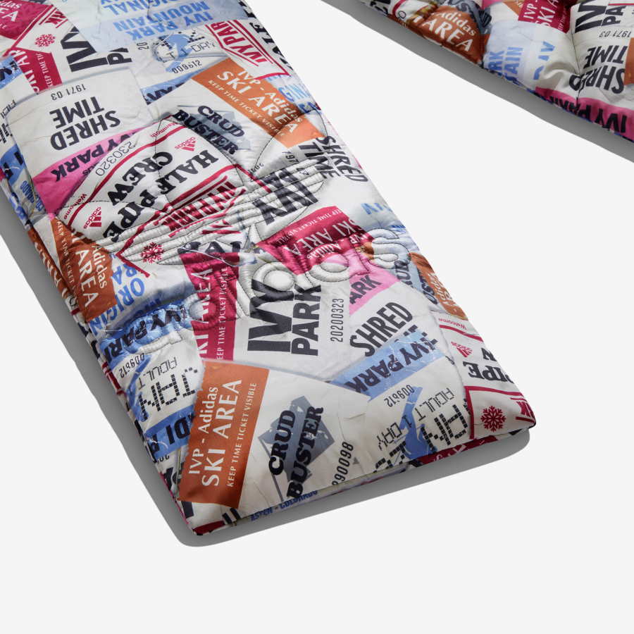 Шарф adidas Ivy Park Ski Tag Allover Print Padded Scarf Multicolor