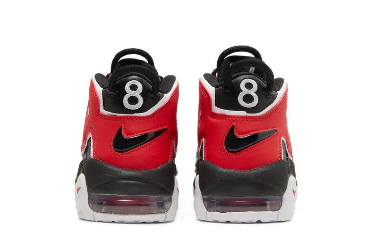 Кроссовки Nike Air More Uptempo GS 'Black University Red'