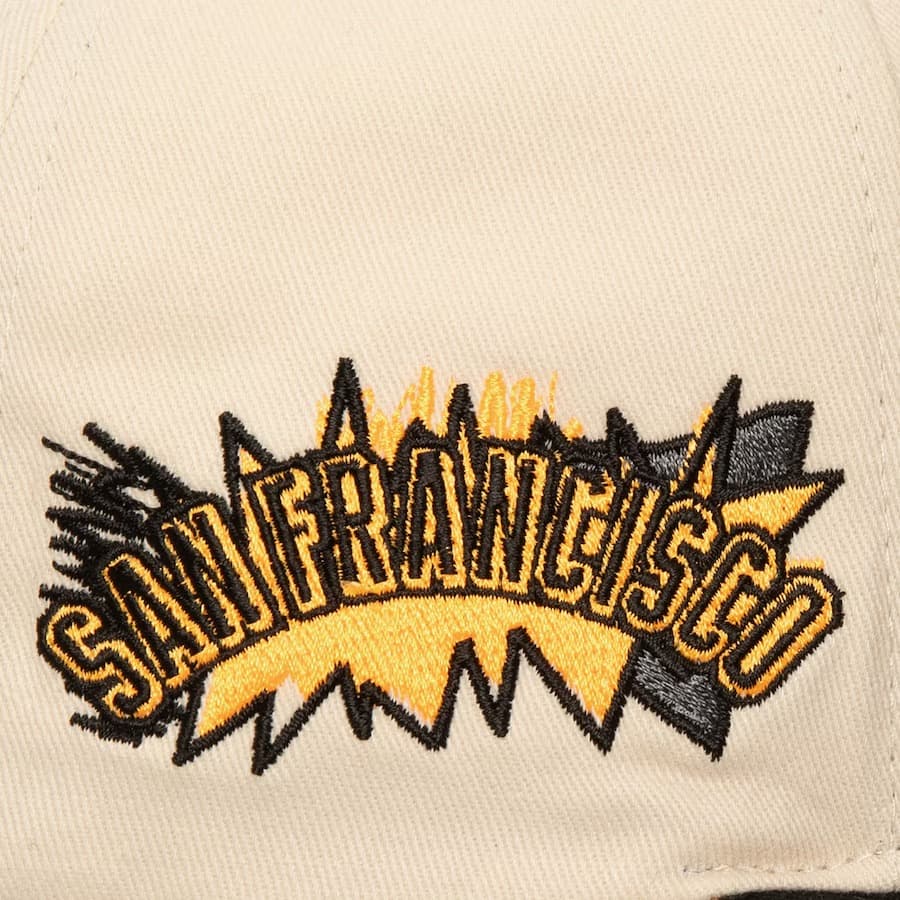 Mitchell-Ness-Cream-San-Francisco-Giants-Overspray-Pro-Crown-Snapback-Hat-2