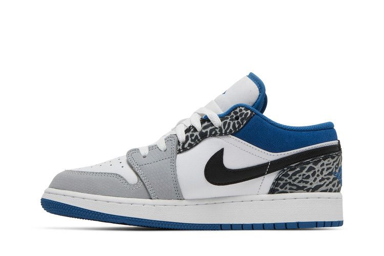 Кроссовки Air Jordan 1 Low SE GS 'True Blue'