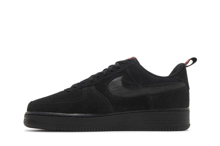 Кроссовки Nike Air Force 1 '07 LV8 'Reflective Swoosh - Black Crimson'