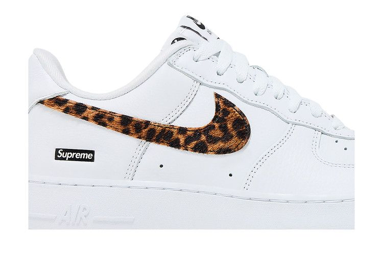 Кроссовки Supreme x GOODENOUGH x Nike Air Force 1 Low 'White Cheetah Print'