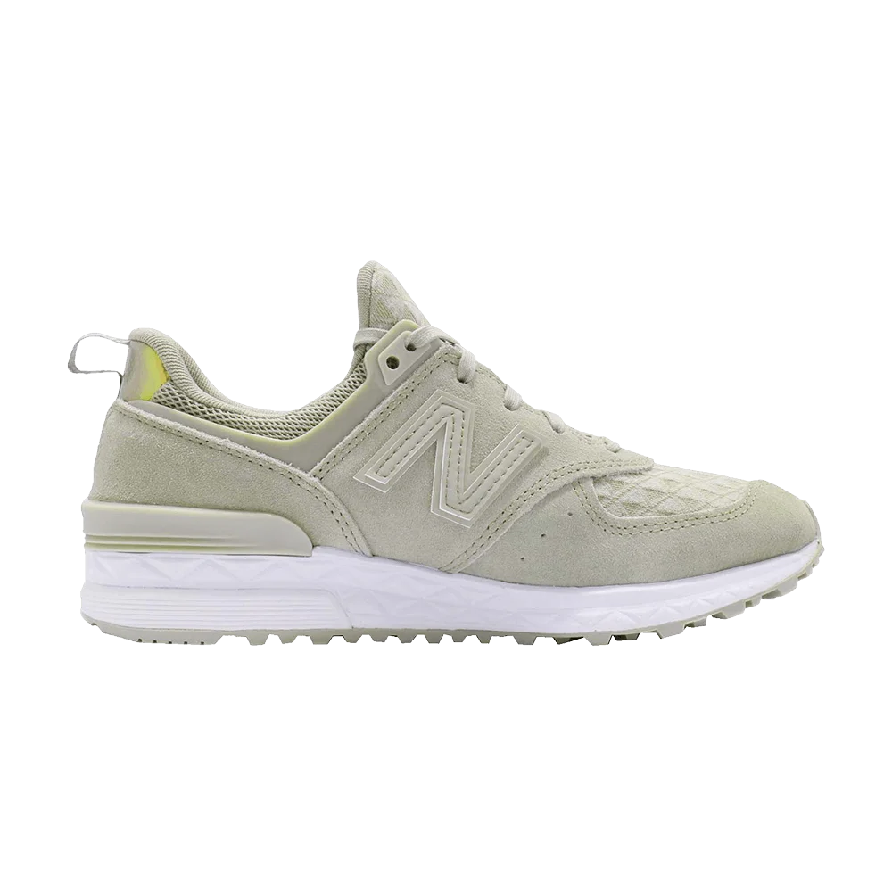 Krossovki-New-Balance-Wmns-574-Green-White