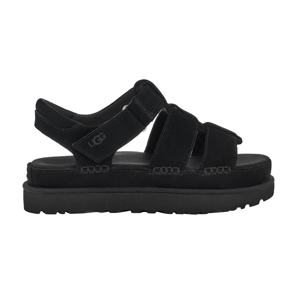 UGG Wmns Goldenstar Strap Platform Sandal 'Black'