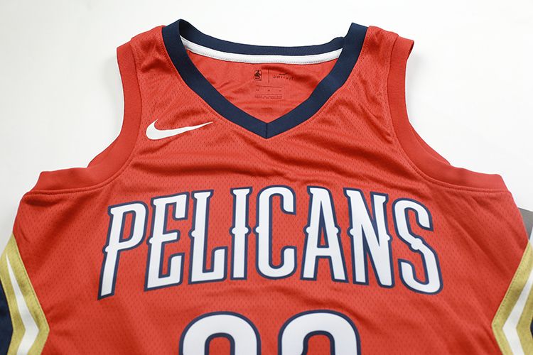 Баскетбольная джерси 2017-18 Anthony Davis Pelicans #23 Statement Red