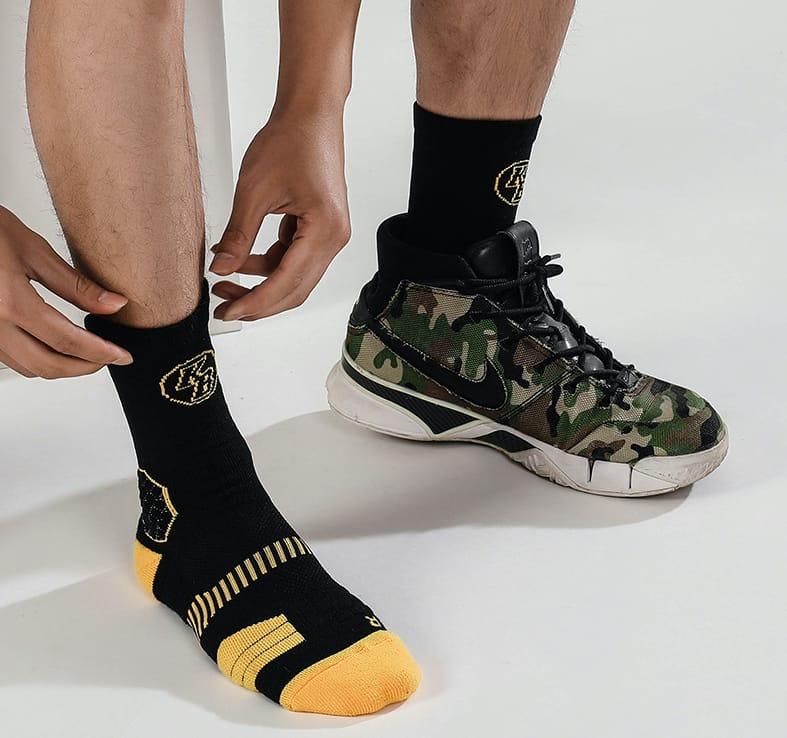 Ehot-Kobe-Black-Quarter-Socks