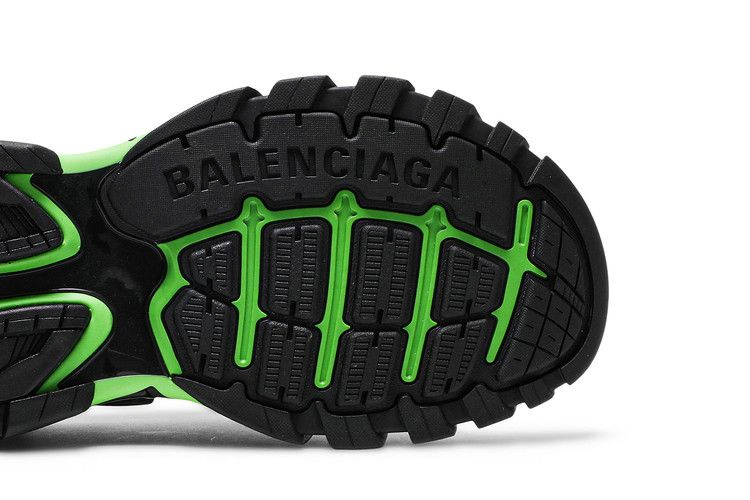 Сандалии Balenciaga Track Sandal 'Black Fluo Green'