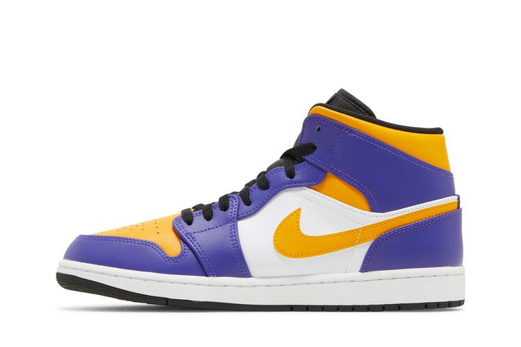 Кроссовки Air Jordan 1 Mid 'Lakers'