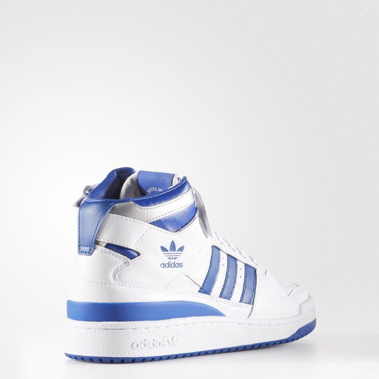 Кроссовки Adidas Forum Mid Refined 'White Navy'