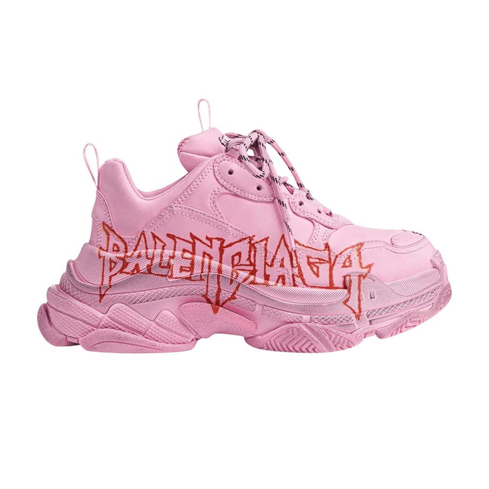 Krossovki-Balenciaga-Triple-S-Sneaker-DIY-Metal-Pink-Black-Red