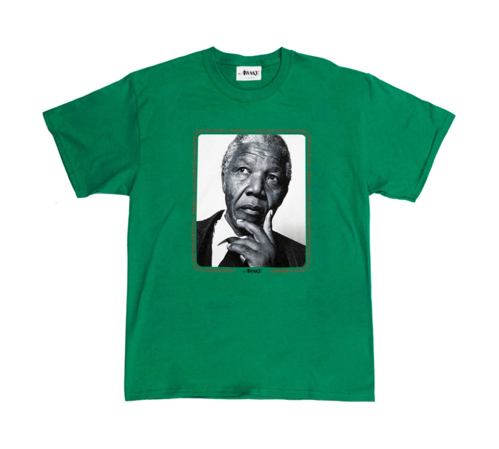 Футболка Awake Mandela Tee Green