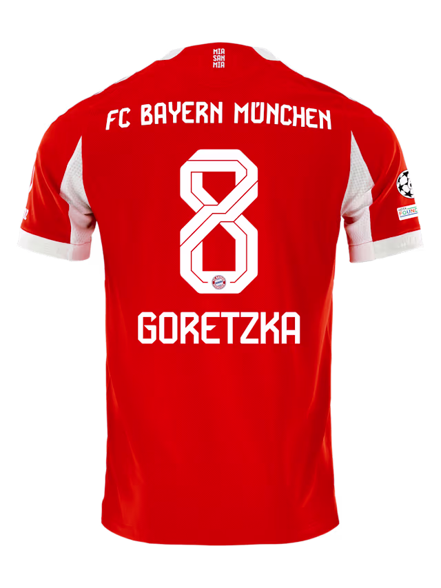 Футбольное джерси FC Bayern Munich Home Jersey 25-26 GORETZKA 8