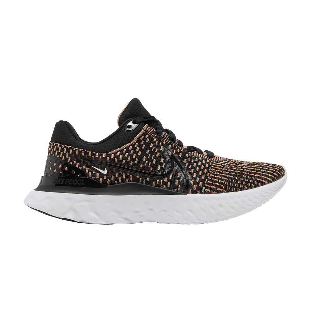 Кроссовки Nike React Infinity Run Flyknit 3 'Black Multi'