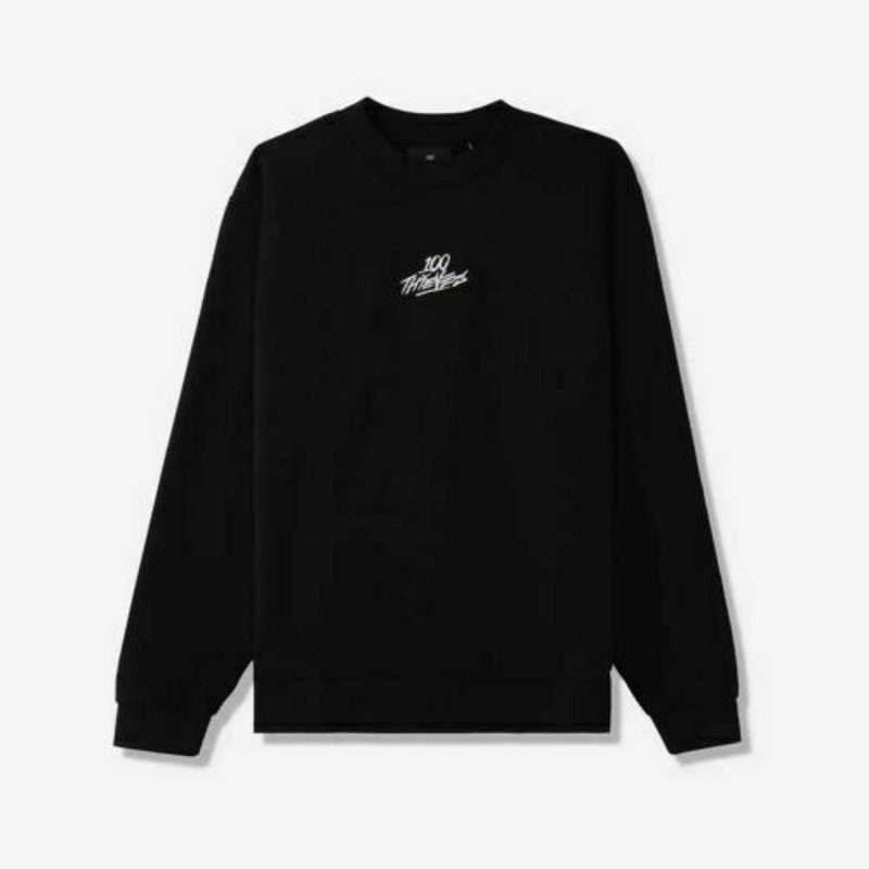 Толстовка 100 Thieves Enter Infinity Crewneck Black