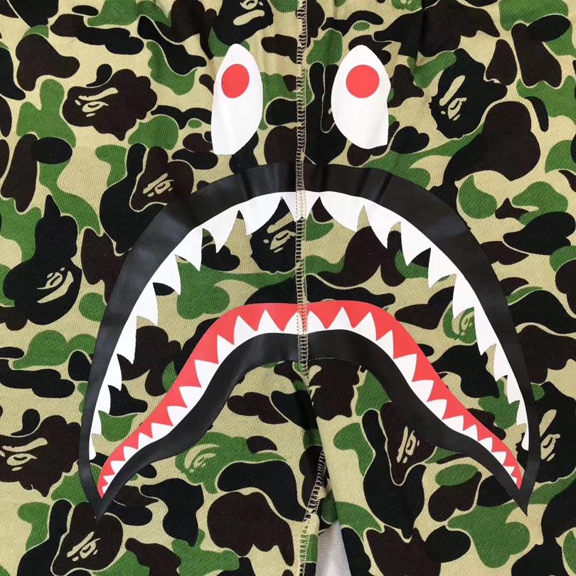 Спортивные шорты BAPE ABC Shark Sweat Shorts Green