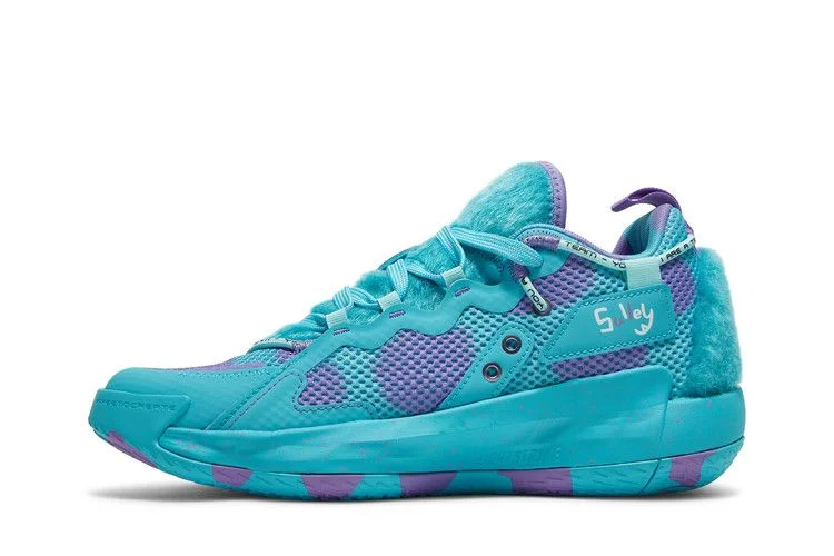 Кроссовки Monsters Inc. x adidas Dame 7 EXTPLY Big Kid 'Sulley'