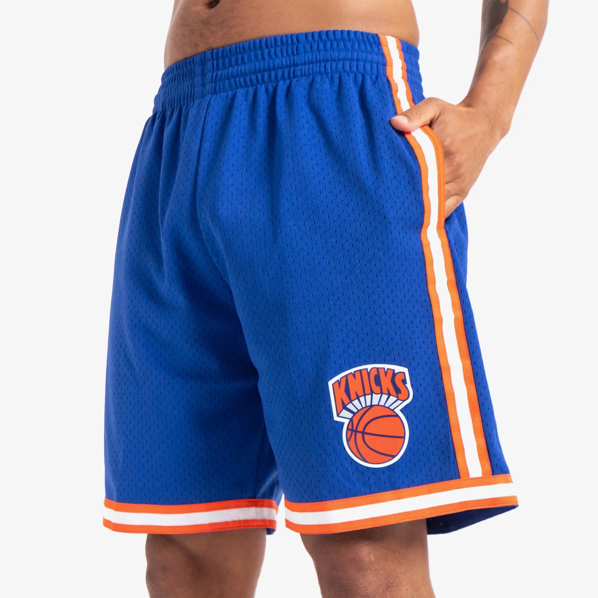 Спортивные шорты Mitchell & Ness New York Knicks 1991-92 Hardwood Classics Throwback Swingman NBA Shorts