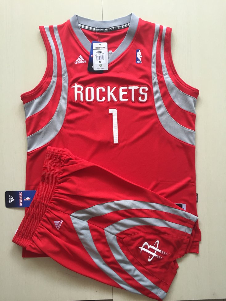 Баскетбольная форма 2016 Houston Rockets 1 McGrady Uniform