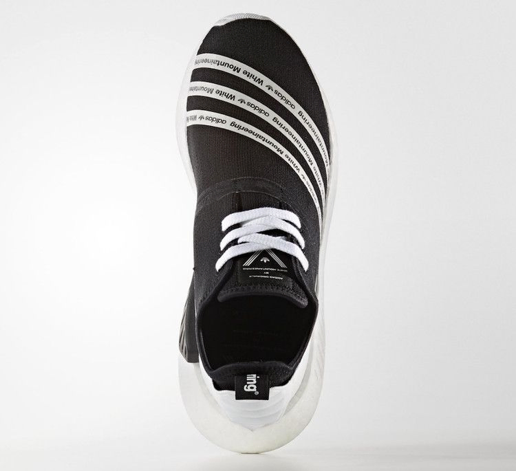 Кроссовки White Mountaineering x adidas NMD_R2 Primeknit 'Core Black'