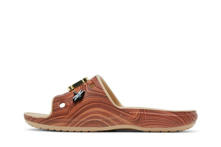 Кроссовки Crocs SZA x Classic Slide 'Woodgrain'